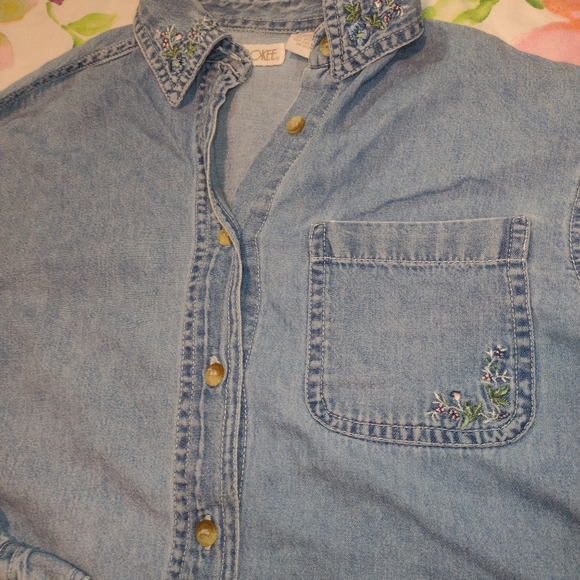 Small women's vintage Cherokee jean shirt - Picture 7 of 9